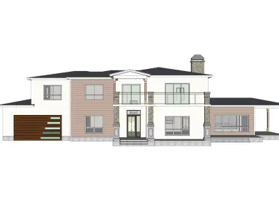 Modern House 03 -Archimple LLC 3D model