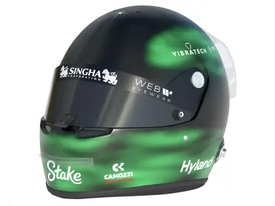 F1 Valtteri Bottas Helmet 2024 3D model