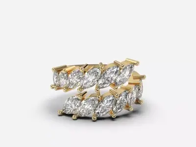 diamond Ring 3D print model