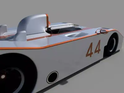 sports car kan-am seriesreacing car model car 3D model