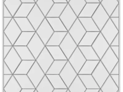 Wall Panel 3d model Low-poly 3D model 2