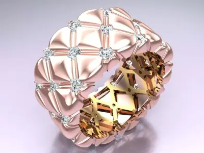 Diamond Ring  - N222239 3D print model