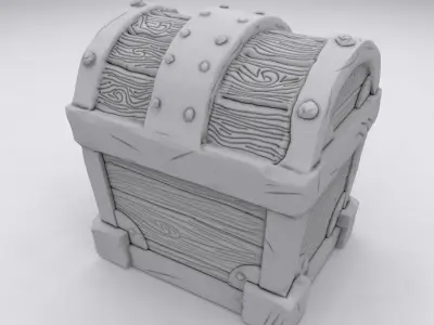 A set of chests 3D print model