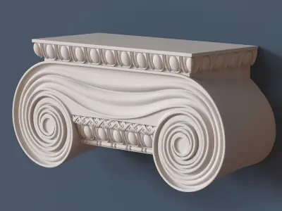 Pilaster Capital 3D model order