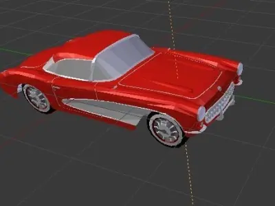 Car Model Low-poly 3D model