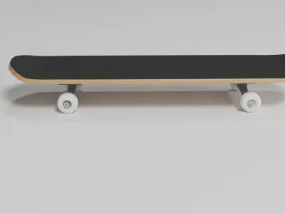 SkateBoard Low-poly 3D model