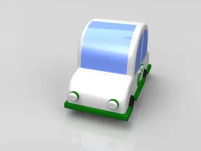 electric car 3D model