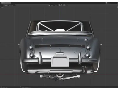 Austin Healey 3000 3D model