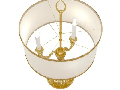 Arizzi 723 table lamp in gold finish 3D model