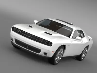 Dodge Challenger RT Classic LC 2015 3D model