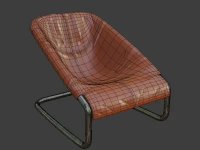 Cortina Armchair 3D model