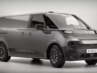 Renault Trafic E-Tech Electric Van 2026 3D model