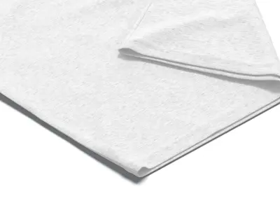 Flat Lay T-shirt - basic folded corner tee-shirt Low-poly 3D model