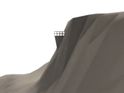 Cliff House Free 3D model