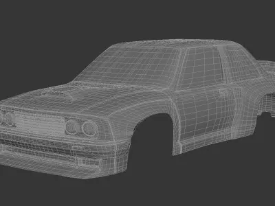 Body RC car 1-24 3D print model