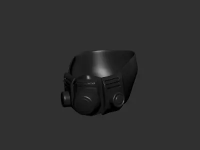 helmet high poly sculpt 3d printable  3D model shop