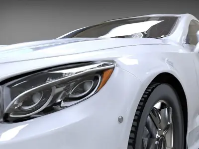 mercedes-benz s63 Low-poly 3D model