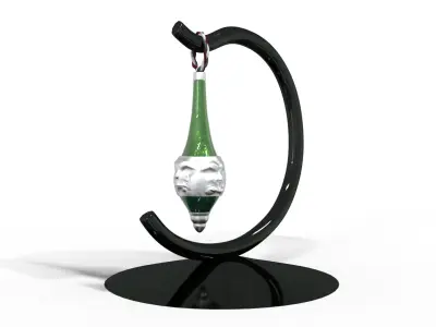 Gothic Christmas Tabletop Decoration Low-poly 3D model