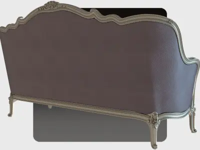 Carved canape for cnc 13 3D model