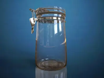 Glass Jar  3D model