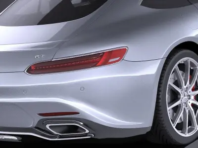 Mercedes-Benz AMG GT 2016 VRAY 3D model