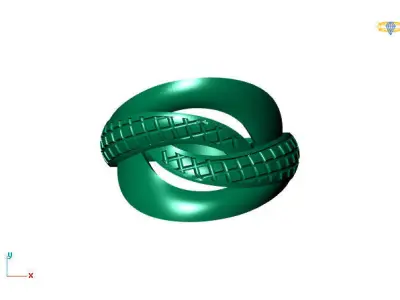 Women Plain Ring STL Models Womens Ring 3dmodels 3D print model 3D print model 45