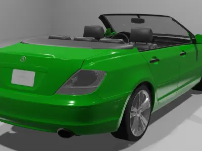 Cabriolet Car 3D model