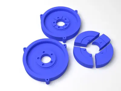 tire mold for rc truck 3D print model