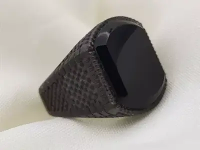 Onyx cutting men ring 3D print model