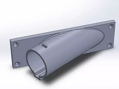 J1772 Plug-In Hybrid Car Charger Wall Mount 3D print model