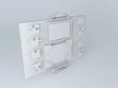 Piece Lockable Puzzle Free 3D model