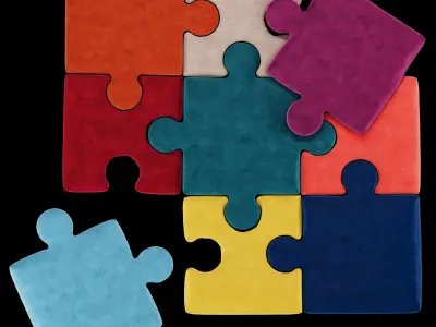 Puzzle pillow 3 3D model