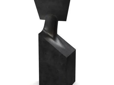 The Muses Thalia Bronze Sculpture PBR 3D model