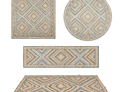 Rugs No 292 Low-poly 3D model