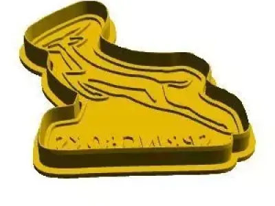 Springbok Cookie Cutter 3D model
