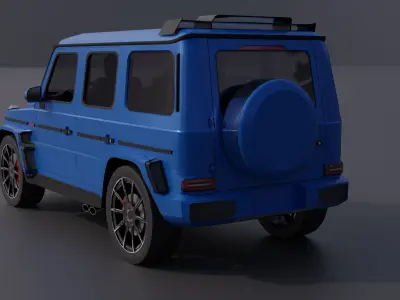 Generic Cool SUV 5 Low-poly 3D model