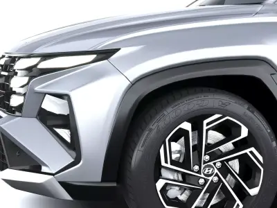 Hyundai Tucson 2025 with Interior 3D model