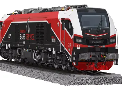 Stadler Euro Dual Erfurter Bahnservice 3D model