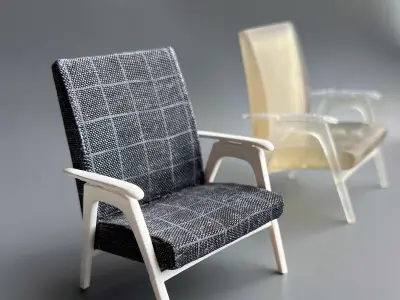 Vintage Chair 3D print model