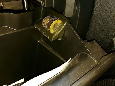 Glove compartment gadget coin holder 3D print model