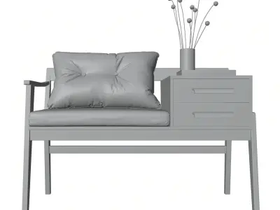 Decorative chair HG2 3D model