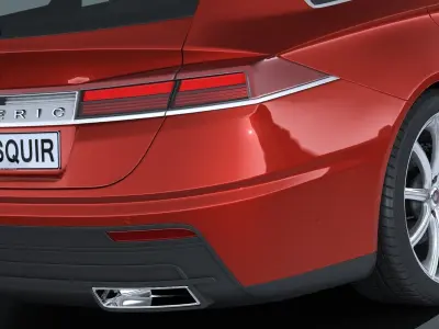 Generic Estate Wagon NN 2017 3D model