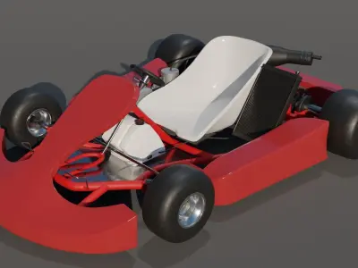 Kart 125cc 3D model