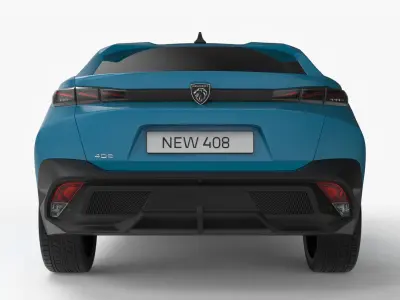 Peugeot 408 3D model