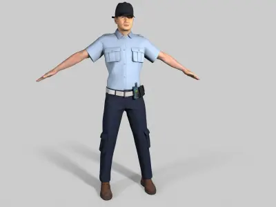 public security 3D model