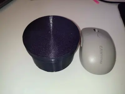 2 section box with lid 3D print model