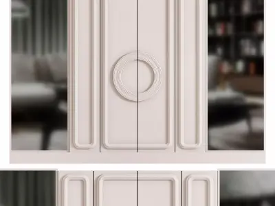 Panel by Pinterest 3D model 2