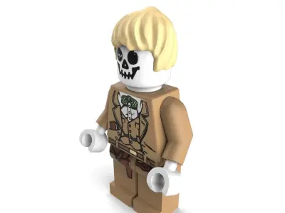 The Creep lego minifigure in outfit 3D model