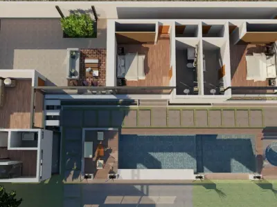 casa campestre 3D model