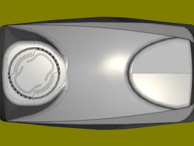 Plastic canister for engine oil A and AK 4L 3D print model